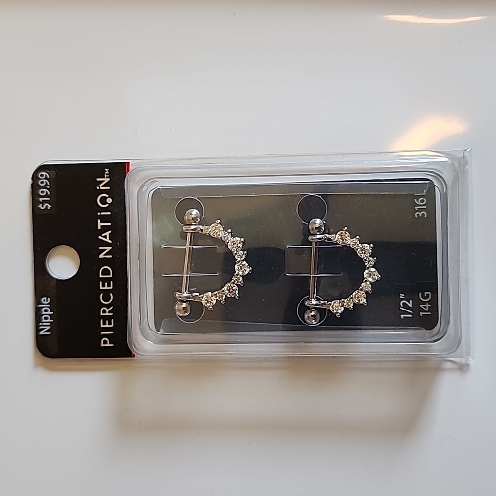 Pierced Nation Nipple Rings